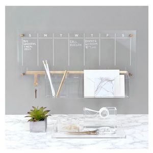 Russel + Hazel Acrylic Weekly Wall Calendar